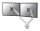 Neomounts TIS 17"-32" 2TFT silber  Max.9KG