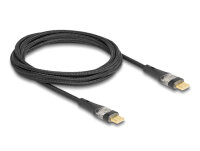 DELOCK USB 2.0 Typ-C St. zu St. transparent PD 3.0 100 W 2 m