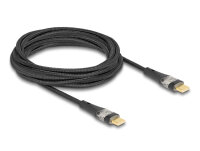 DELOCK USB 2.0 Typ-C St. zu St. transparent PD 3.0 100 W 3 m