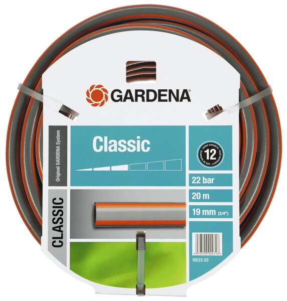 Gardena Classic Schlauch (3/4"), 20m o.A.