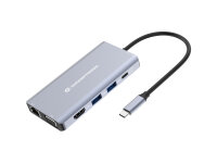 CONCEPTRONIC 10-1 Dock USB-C->HDMI/2xUSB-A/GbE/AUX/+...