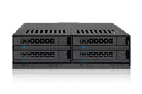 Backplane IcyDock 4x6,3cm SATAI-III/SAS in 1x5,25" HDD/SSD
