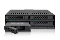 Backplane IcyDock 4x6,3cm SATAI-III/SAS in 1x5,25" HDD/SSD