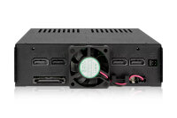 Backplane IcyDock 4x6,3cm SATAI-III/SAS in 1x5,25" HDD/SSD
