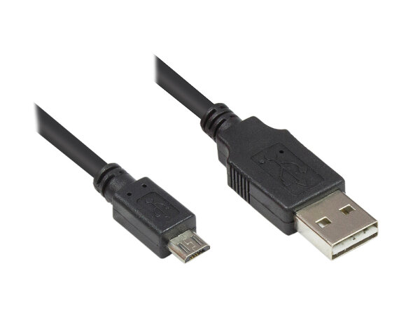 Good Connections USB2.0 Kabel EASY A-Micro B schw. 0,5m