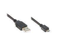 Good Connections USB2.0 Kabel A-Micro B schw. 0,15m