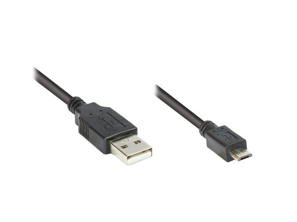 Good Connections USB2.0 Kabel A-Micro B schw.