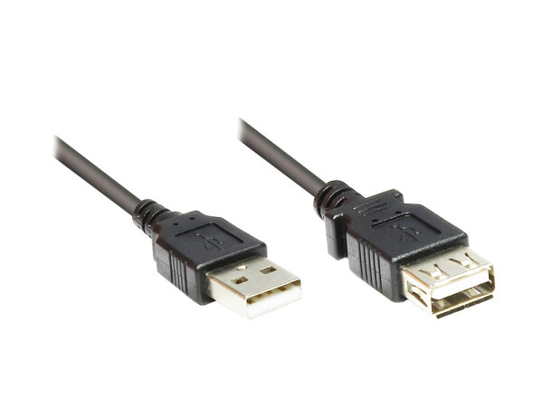 Good Connections USB2.0 Verlängerung A-St.-A-Bu.  0,15m