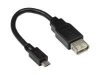 Good Connections USB2.0 Adapterk. OTG St-Micro B-A Bu  0,1m