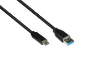 Good Connections USB 3.2 Gen.2 Kabel A-USB-C schwarz 0,5m