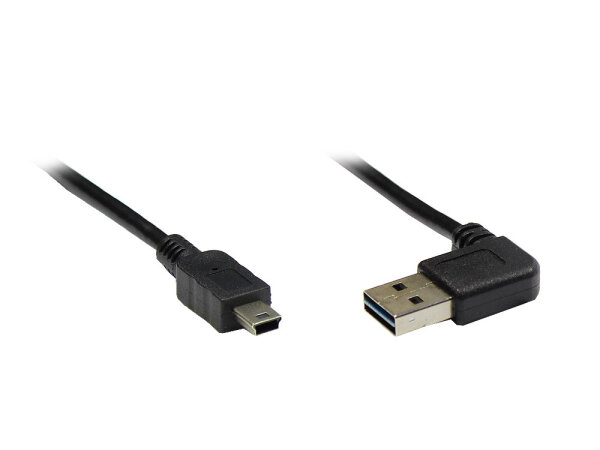 Good Connections USB2.0 Kabel EASY A-Mini B5 gew. schw. 3m