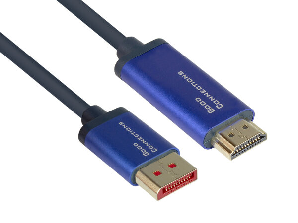 Good Connections Kabel DP1.4-St.-HDMI2.0-St. blau 2m