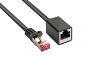Good Connections Cat.6 Patchkabelverl. S/FTP schwarz 1m