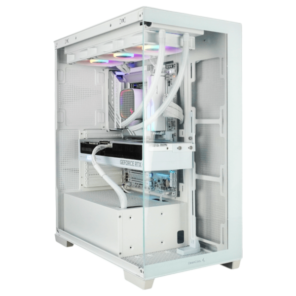 UltraGaming U7-265KF 32GB DDR5 2TB M.2 NVMe 12GB NVIDIA GeForce RTX5070 OC Intel B860 WiFi7+BT5.4 Wasserkühlung 850W RGB W11Pro White Build