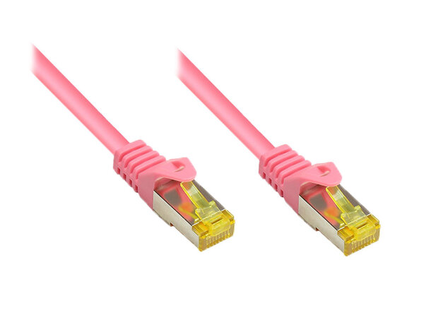 Good Connections  Patchkabel m. Cat.7 Rohk. magenta 7,5m
