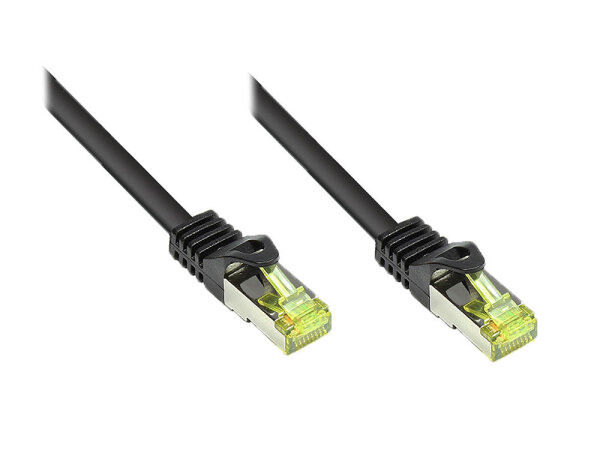 Good Connections Patchkabel m. Cat.7 Rohk. schwarz 7,5m