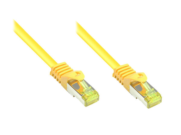 Good Connections  Patchkabel m. Cat.7 Rohkabel  gelb 15m