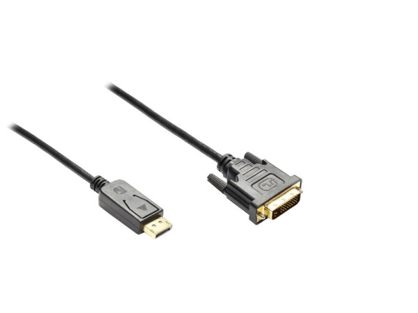 Good Connections Kabel DP-St.-DVI-D 24+1-St. schwarz 3m