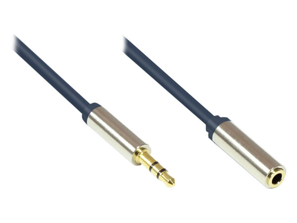 Good Connections Audioverl.  3-pol. 3.5mm-St.-Bu. 0,5m