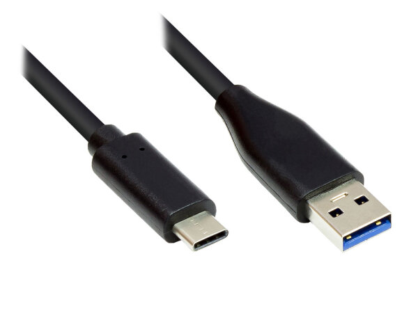 Good Connections USB3.0 Kabel A-USB-C schwarz 0,5m