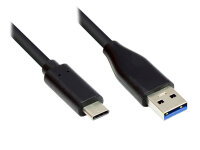 Good Connections USB3.0 Kabel A-USB-C schwarz 0,5m