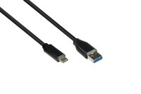 Good Connections USB3.0 Kabel A-USB-C schwarz 3m