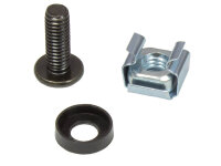 Good Connections M6 Schrauben 20 mm 50er Set schwarz