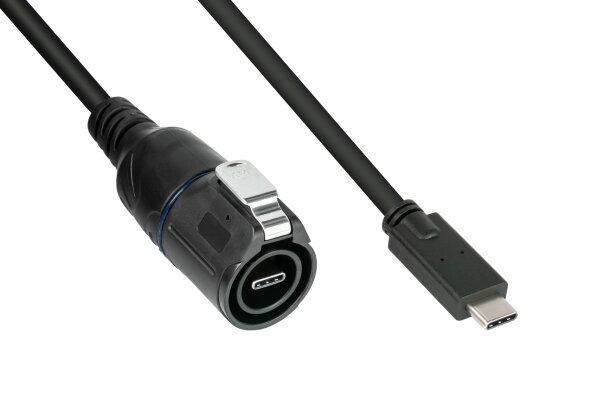 Good Connections Industrie-Stecker S1 - USB 3.2 C-C, 0,5m