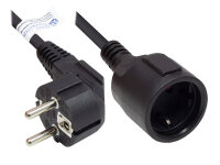 Good Connections Schutzkontakt Verlängerung  schwarz 3m