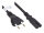 Good Connections Euro-Netzkabel an C7/Euro 8 Bu. schw. 3m