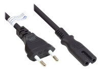 Good Connections Euro-Netzkabel an C7/Euro 8 Bu. schw. 10m