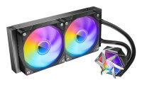 AZZA Wasserkühler PC CPU HEX 240 ARGB 12cm Schwarz