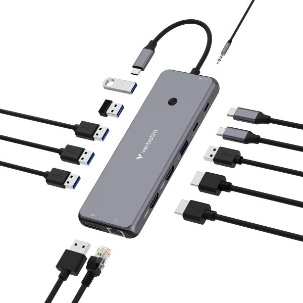 Verbatim USB-C Pro Multiport Hub 13 Port CMH-13