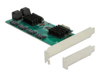DELOCK 8 Port SATA PCI Express x1 Karte