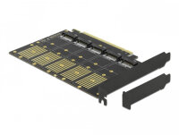DELOCK PCI Express x16 Karte zu 5 x intern M.2 Key B / SATA