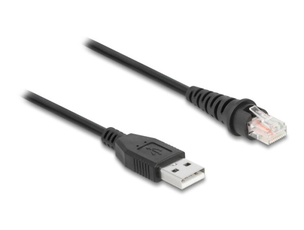 DELOCK RJ50 zu USB 2.0 Typ-A Barcodescanner Kabel 2 m