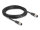 DELOCK M12 Kabel A-kodiert 8 Pin Stecker zu Stecker PVC 5 m