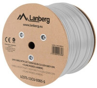 LANBERG Verlegekabel CAT.7 SFTP 305m LSZH Kupfer Fluke gr