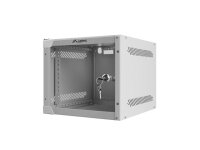 LANBERG 10"  4U 280x310 Wandgehäuse Glastür (FlatPack) gr