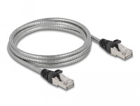 DELOCK RJ45 Kabel Cat.6A U/FTP mit Metallmantel 2 m