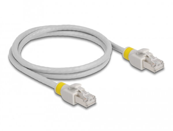 DELOCK NWK RJ45 Cat.6A S/FTP mit farbigen Clips 1 m