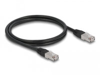 DELOCK RJ45 NWK Cat.6A S/FTP PE Outdoor 1 m schwarz