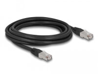 DELOCK RJ45 NWK Cat.6A S/FTP PE Outdoor 3 m schwarz