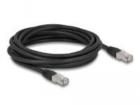 DELOCK RJ45 NWK Cat.6A S/FTP PE Outdoor 5 m schwarz