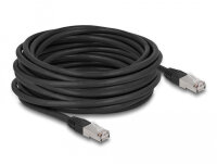 DELOCK RJ45 NWK Cat.6A S/FTP PE Outdoor 10 m schwarz