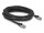 DELOCK RJ45 NWK Cat.6A S/FTP PUR Outdoor 5 m schwarz