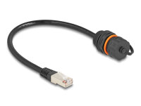 DELOCK Kabel RJ45 Stecker zu RJ45 Buchse Cat.6 Wasserdicht