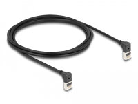DELOCK RJ45 Netzwerkkabel Cat.6A S/FTP Slim 90° 2m...