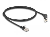 DELOCK RJ45 Netzwerkkabel Cat.6A S/FTP Slim 90° 1m...