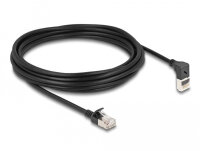 DELOCK RJ45 Netzwerkkabel Cat.6A S/FTP Slim 90° 5m...